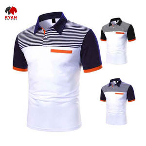 Chemises polo personnalisées Ryan Pro Gear pour hommes avec logo personnalisé, tissu respirant, style pull, design ODM - Product Image 3