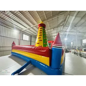 Grande structure gonflable d'extérieur commerciale en forme de pyramide pour l'escalade, certifiée CE, en PVC ignifuge, équipement de terrain de jeu - Product Image 1