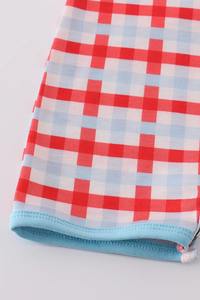 Cómodo elegante Jonjon Romper Baby Blue Farm bordado Smocked traje de algodón de una pieza para uso diario vestidos de bebé - Product Image 6