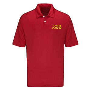 Polo à manches courtes 100% coton brodé de qualité supérieure, t-shirt slim de différentes couleurs - Product Image 3