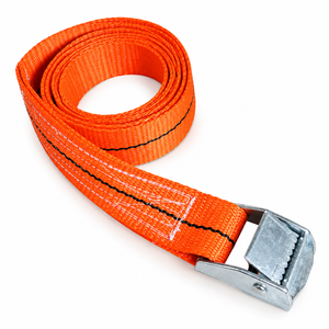 Sangle d'arrimage à boucle à came en polyester haute résistance 25 mm 250 kg sans crochet pour transport de marchandises Fournisseur OEM - Product Image 1