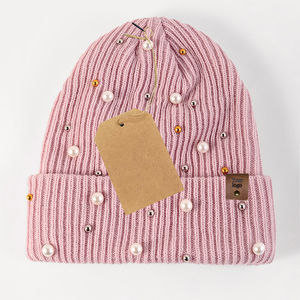 Gorro de Invierno Negro de Jacquard con Estampado Digital Hecho en Pakistán, Gorro de Esquí Unisex, Gorro de Pescador de Punto Liso al por Mayor 2026 - Product Image 2