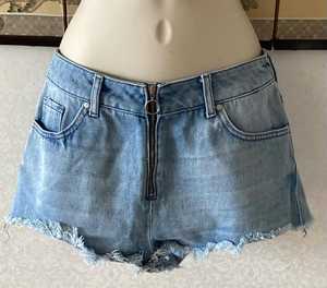 Vintage S Taille Denim Shorts Jeanagers Autre Artisanat Jeans Pantalon Court - Product Image 4