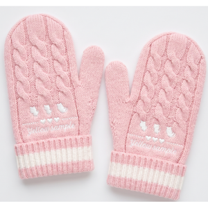 <b>Thermal</b> <b>Wool</b>/Cashmere Wrist-Length Mittens for Casual Cycling & Skiing - Product Image 1