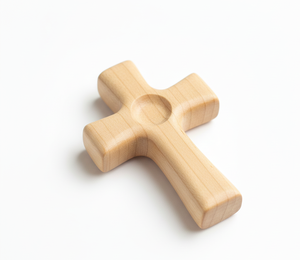 Croix de Jésus en bois massif de haute qualité, polie, écologique, décoration murale religieuse chrétienne faite à la main pour la maison, la chapelle, bas prix - Product Image 6