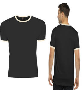 Camiseta de Manga Corta Unisex con Ribete en Contraste, 100% Algodón, Antiarrugas, Corte Holgado, Personalizable con Logotipos, Equipos, Marcas de Empresa - Product Image 1