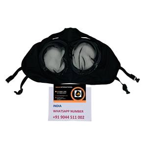 Capuche de course de chevaux Ly'cra avec protection des yeux |   Masque anti-mouches extensible, taille et couleur personnalisables, utilisation équestre - Product Image 5