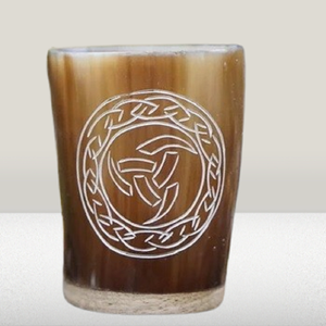 Taza de café con cuerno vikingo rústico, jarra de alta calidad apta para lavavajillas para vino, cerveza, café, entusiastas, hecho a mano auténtico - Product Image 1