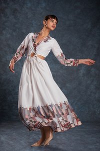 Top estampado de lino para mujer, ropa lista para usar, informal, cómoda, uso diario, ropa de calle, estilo Animal para el verano - Product Image 5