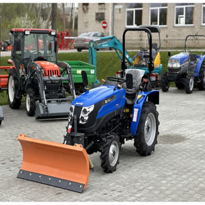Tracteur compact SOLIS 16 avec débroussailleuse à fléaux de 1,3 m, 16 CV, 4 roues motrices, diesel, mini-tracteur agricole pour verger, vignoble et coupe-herbe, à vendre - Product Image 1