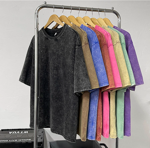 เสื้อเชิ๊ตผู้ชายแขนสั้นผ้าฝ้ายโอเวอร์ไซซ์โอเวอร์ไซซ์เสื้อสกรีนโลโก้ออกแบบได้ตามต้องการ - Product Image 1