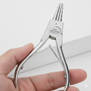 Pince à couper les fils orthopédiques en acier inoxydable professionnelle, forceps chirurgical de qualité médicale avec poignée à double ressort - Product Image 3