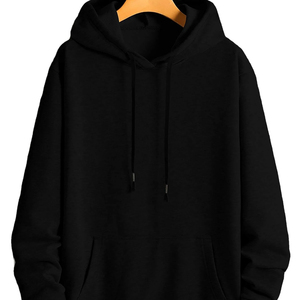 Sudaderas con capucha de lana en blanco con logotipo personalizado, sudaderas con capucha de algodón de gran tamaño para mujer, sudaderas con capucha lisas superventas - Product Image 6