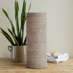 Porte-papier toilette en rotin tissé à la main, boîte de rangement artisanale, écologique, décoration naturelle pour la maison, vente en gros du Vietnam - Product Image 2