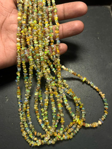 Perles de pierres brutes d'opale éthiopienne naturelle non taillées, perles de pierre de Welo - Product Image 4