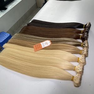 เทปต่อผมเรสเม่แบบ100% ผมมนุษย์แบบเวียดนามม้วนคู่แบบมีห่วงสีไม่ผ่านกระบวนการ - Product Image 1