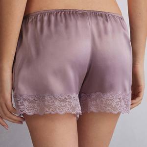 OEM Fashionable 100% Silky Shinny <b>Women</b> Sexy <b>Short</b> Summer <b>Silk</b> Slim Beach Casual Cotton Breathable <b>Shorts</b> For <b>Women</b> for Girls - Product Image 2