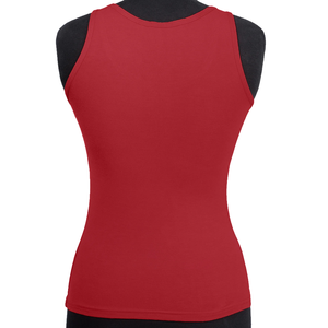 Custom Logo <b>Muscle</b> Fit Plain <b>Women's</b> <b>Tank</b> Tops Sleeveless Workout 100% Cotton Eco-Friendly Breathable Quick Dry OEM Service - Product Image 3