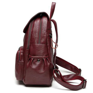 <b>Men's</b> <b>Leather</b> Backpack New Design Custom Logo Fashion Handbag Cowhide Backpack Large Capacity Genuine <b>Leather</b> Backpack for <b>Men</b> - Product Image 3