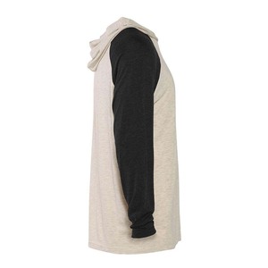 Sweat à capuche raglan à manches 3/4 unisexe vintage chiné pour adultes - Product Image 5