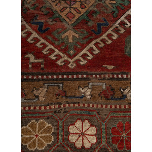 Alfombra de Lana Kiaan de Gran Tamaño, Color Rojo Naranja, Anudada a Mano, con Medallón Rectangular, para Pasillo, Entrada, Hogar -Paem-1427 9x12 - Product Image 3