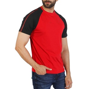 Camiseta Personalizada de Manga Raglán, Color Sólido, Corte Holgado, Cuello Redondo, Manga Corta, Estilo Jersey, Ropa Deportiva Cómoda - Product Image 1
