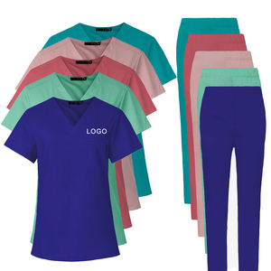 เสื้อยูนิฟอร์มคอวีแบบแห้งเร็วสำหรับพยาบาล คลินิกสัตว์เลี้ยง  พร้อมปักโลโก้ตามสั่ง  ชุดยูนิฟอร์มผ่าตัดสำหรับบุรุษและสตรี - Product Image 3