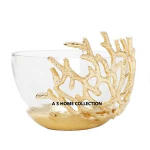 Cuencos para mezclar ensaladas decorativos chapados en oro con aislamiento térmico para servir sopa de arroz con logotipo personalizado - Product Image 1