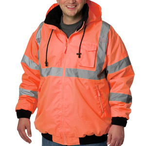 Vêtements de travail d'hiver haute visibilité personnalisables en usine veste de sécurité personnalisée conception imperméable réfléchissante avec logo personnalisé - Product Image 5