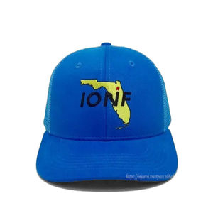 Sombreros de camionero de 6 paneles con logotipo personalizado OEM bordado personalizado de algodón con espalda de malla a la moda para ciclismo informal al aire libre - Product Image 1