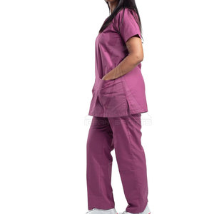 ชุดยูนิฟอร์มพยาบาล ชุดสครับสำหรับโรงพยาบาล ชุดทำงานในห้องแล็บทางการแพทย์ เสื้อผ้ามืออาชีพที่ใส่สบายและทนทาน ชุดสครับทางการแพทย์สำหรับโรงพยาบาล - Product Image 3