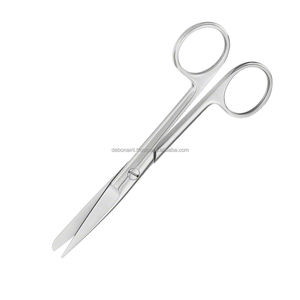 Ciseaux à dissection TC manuels haut de gamme Lame droite de 6 pouces Instrument chirurgical tranchant en acier inoxydable certifié CE OEM - Product Image 1
