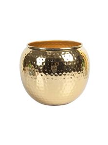 Vase en aluminium marron et or de meilleure qualité Décor festif moderne unique pour les mariages Table décorative pour la maison Quantité en vrac en métal - Product Image 3