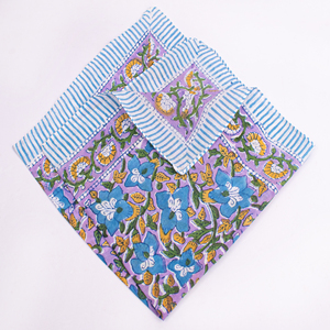 Pañuelo Cuadrado de Algodón Estampado al por Mayor, de Alta Calidad, Transpirable, con Estampado Floral Moderno, Perfecto para Marcas de Moda y Venta Minorista - Product Image 2