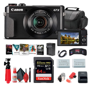 Cámara digital original G7 X Mark II con sensor de 1 pulgada y pantalla LCD inclinable - Product Image 1