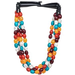 Luxueux dernier collier de perles de résine de mode de haute qualité fabriqué à la main personnalisé de haute qualité pour les femmes de l'Inde. - Product Image 1