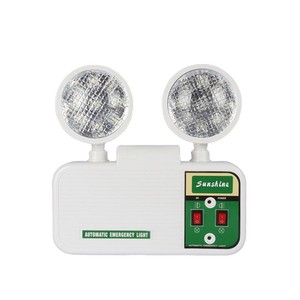Luz de Emergencia LED IP65, Diseño Clásico de Doble Cabezal en Plástico para Mercados Extranjeros - Product Image 4