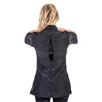 Vêtements de travail d'hiver à manches longues pour chiens Polyester/Coton Uniforme de coiffeur Poches à fermeture éclair Veste de styliste professionnelle