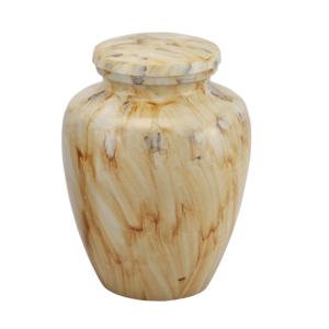 High Quality Aluminium Adult Cremation Urns With <b>Sticker</b> Finished <b>Metal</b> Funeral Supplies For Human Ashes - Product Image 3