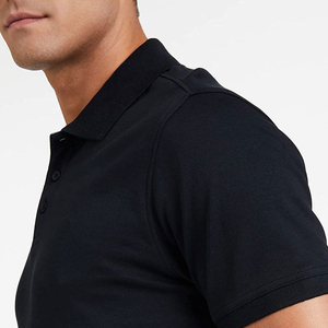 Polo de algodón con solapa de negocios a la moda para hombre, camiseta de Golf lisa de manga corta, Polo transpirable con estampado de algodón 100% para hombre - Product Image 5