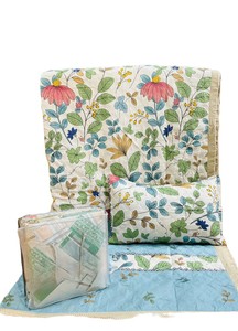 100% algodón ecológico tamaño King lavable absorbente Floral impreso personalizable colcha para dormitorio uso doméstico - Product Image 5