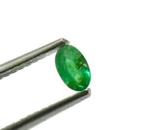 Piedra Preciosa de Esmeralda Natural, Corte Ovalado de 5x3 mm, Piedra Verde para Joyería, Certificada por Terceros para la Fabricación de Joyas - Product Image 1