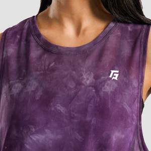 Vital Purple Sports Bras with Mesh Cover up Top - Product Image 5