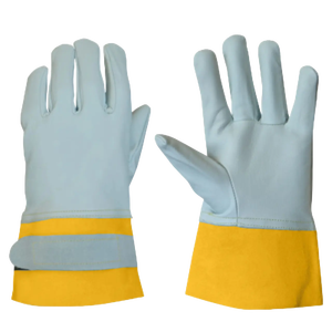 Guantes de Soldadura TIG Hechos a Medida de Cuero de Primera Calidad Resistentes al Calor con Refuerzo de Kevlar, Duraderos y de Alta Resistencia - Product Image 6