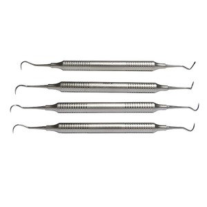 Raspador de Hoz dental Serie Nvi Juego de 4 escalador de Hoz periodontal Equipo dental al por mayor CE - Product Image 1