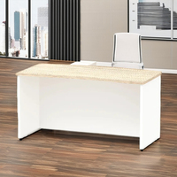 Bureau de direction contemporain FURNIZONE en panneaux de bois de haute qualité, design moderne, mobilier malaisien OEM 1376 L1600x800x795mm