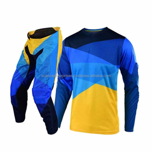 MTB Motocross Gear MX Jersey Pantalones Combo para adultos Tallas grandes Protector Racing Dirt Bike Traje para deportes de invierno-ATV BMX - Product Image 5