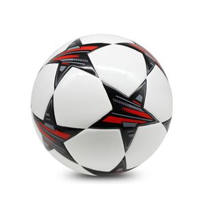 Ballon de football personnalisé cousu à la machine, avec panneaux étoilés, pour entraînement et match, équipement sportif durable - Product Image 2