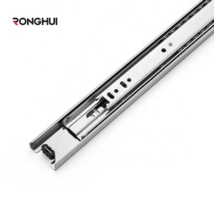 Dây Chuyền Sản Xuất Máng Trượt Ngăn Kéo Bằng Sắt Vòng Bi Dạng Ống Lồng 3 Khay Trượt Ngăn Kéo Gấp - Product Image 2