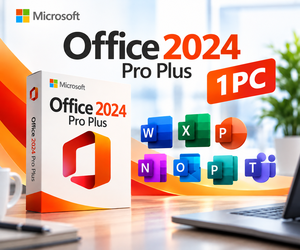 Suite logicielle professionnelle Office 2024 Pro Plus 1 PC - Product Image 1